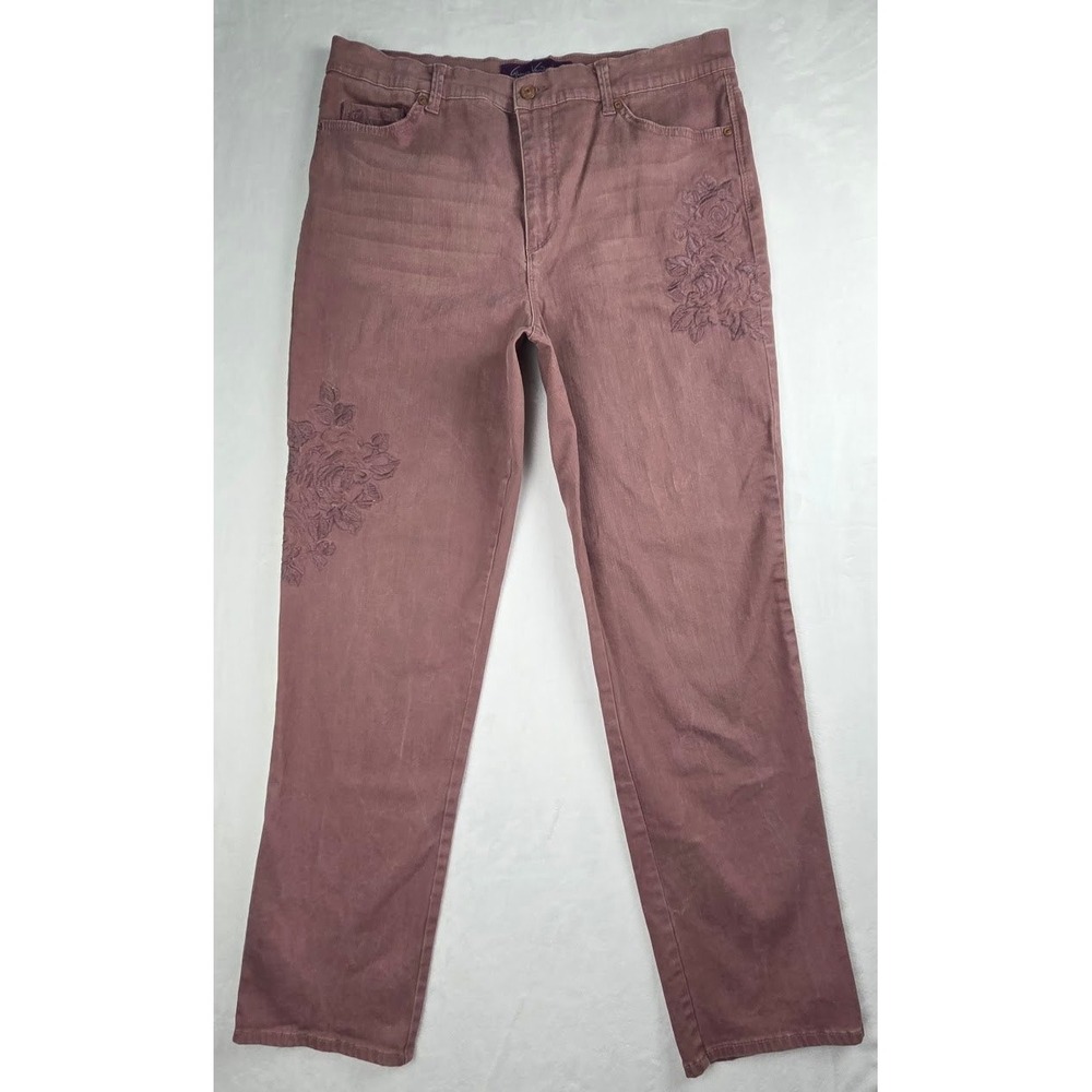 Gloria Vanderbilt Jeans Womens 14 Blue‎ High Rise Amanda Tapered Leg Excellent